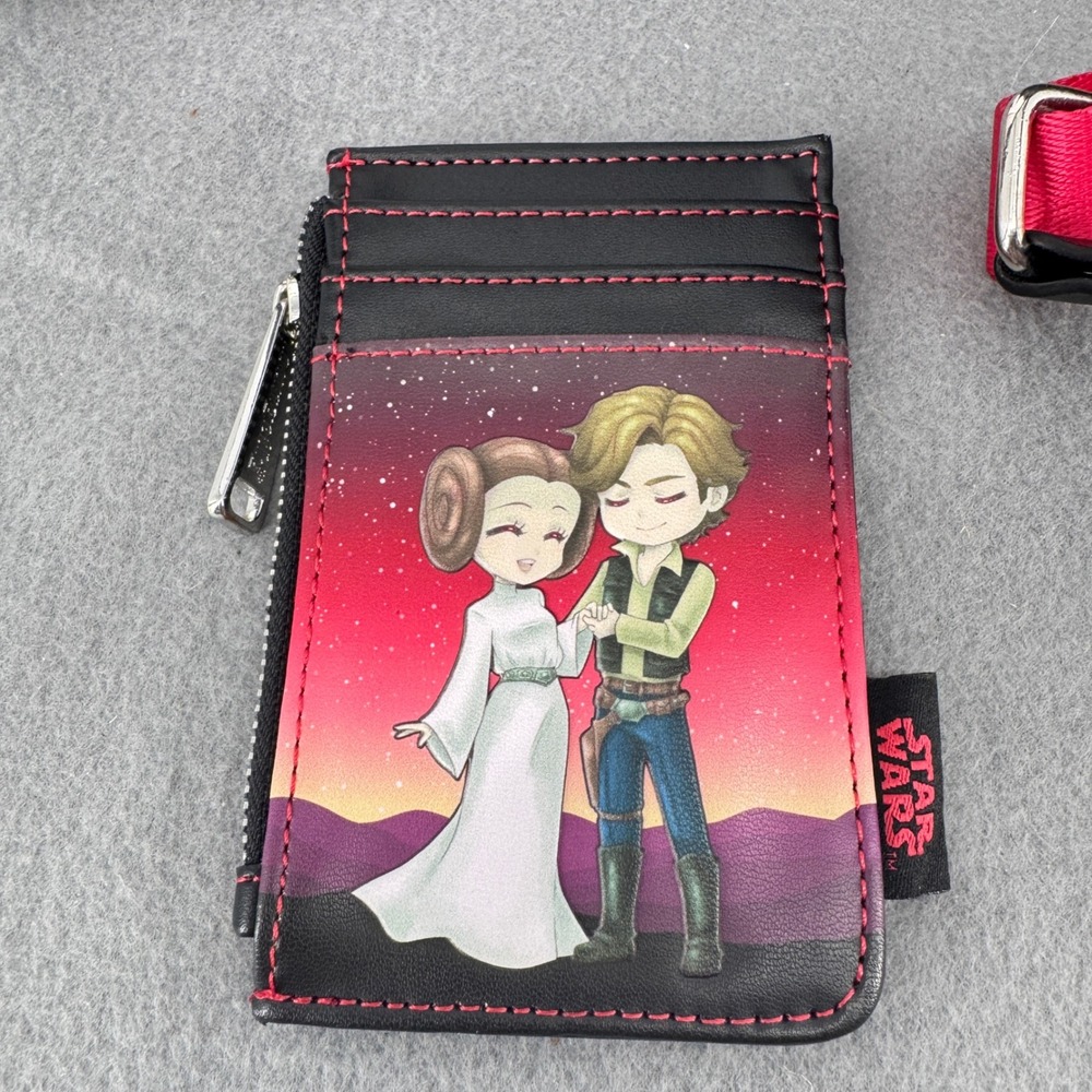 Loungefly Star Wars Han Solo Princess Leia I Love You I Know Mini Backpack Set - Picture 10 of 12
